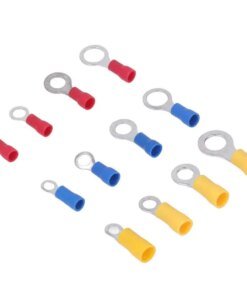 M4 M5 M6 M8 PVC Insulated Ring Lugs Crimping Terminals Electrical Wire Cable Connectors Butt Connector