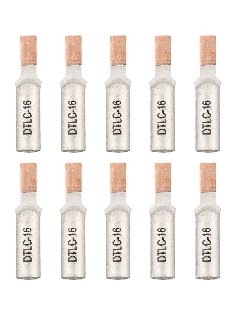 10pcs Wire Terminals DTLC-10 DTLC-16 DTLC-25 10-25mm2 For Circuit Breaker Wire DTLC Terminal Cable Lugs Wiring Connector 10pcs Wire Terminals DTLC-10 DTLC-16 DTLC-25 10-25mm2 For Circuit Breaker Wire DTLC Terminal Cable Lugs Wiring Connector