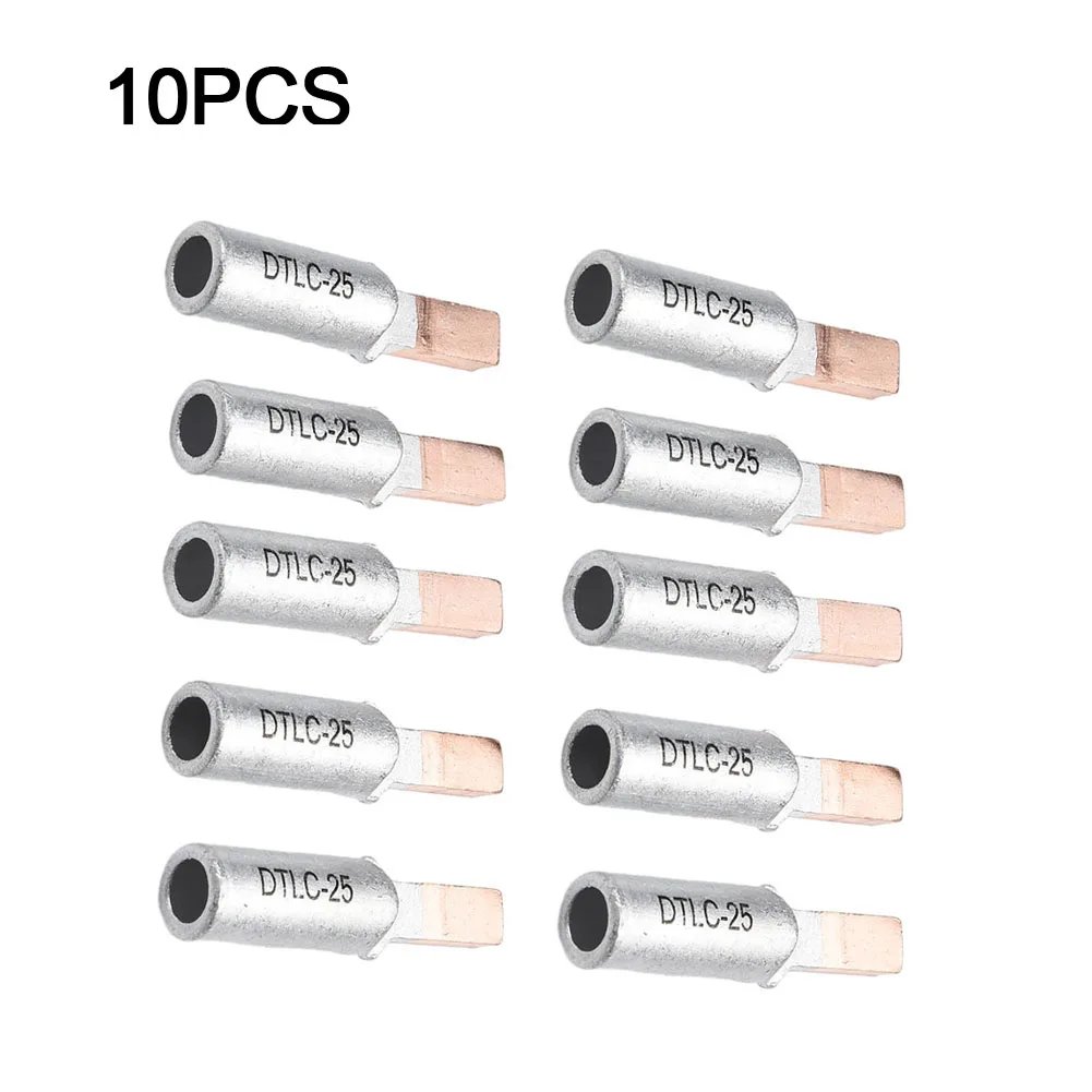 10pcs Wire Terminals DTLC-10 DTLC-16 DTLC-25 10-25mm2 For Circuit Breaker Wire DTLC Terminal Cable Lugs Wiring Connector 10pcs Wire Terminals DTLC-10 DTLC-16 DTLC-25 10-25mm2 For Circuit Breaker Wire DTLC Terminal Cable Lugs Wiring Connector