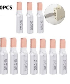10pcs Wire Terminals DTLC-10 DTLC-16 DTLC-25 10-25mm2 For Circuit Breaker Wire DTLC Terminal Cable Lugs Wiring Connector
