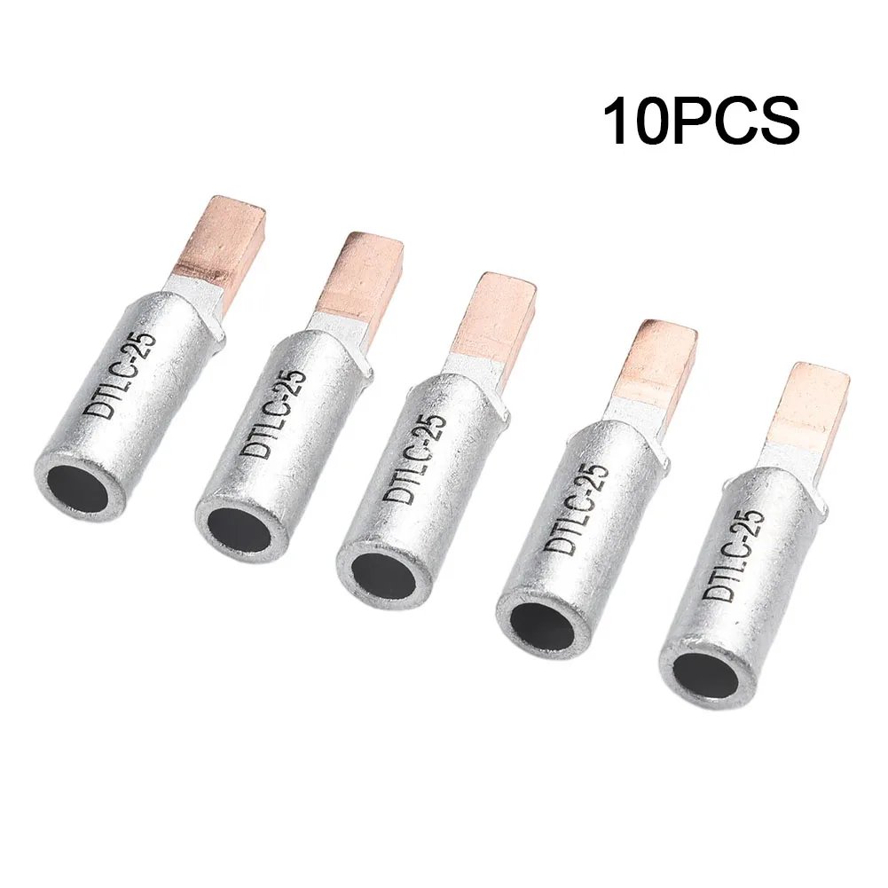 10pcs Wire Terminals DTLC-10 DTLC-16 DTLC-25 10-25mm2 For Circuit Breaker Wire DTLC Terminal Cable Lugs Wiring Connector 10pcs Wire Terminals DTLC-10 DTLC-16 DTLC-25 10-25mm2 For Circuit Breaker Wire DTLC Terminal Cable Lugs Wiring Connector
