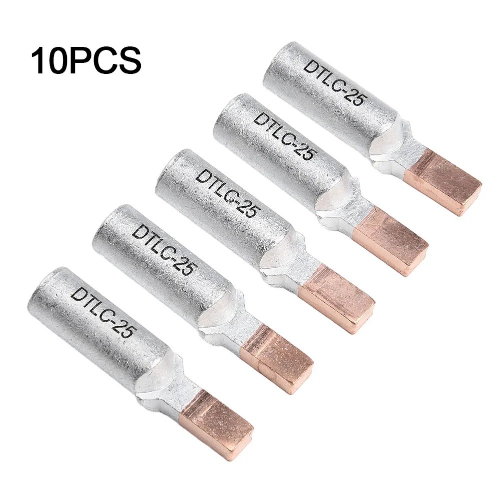 10pcs Wire Terminals DTLC-10 DTLC-16 DTLC-25 10-25mm2 For Circuit Breaker Wire DTLC Terminal Cable Lugs Wiring Connector 10pcs Wire Terminals DTLC-10 DTLC-16 DTLC-25 10-25mm2 For Circuit Breaker Wire DTLC Terminal Cable Lugs Wiring Connector