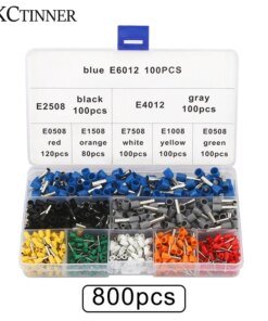 Alternative view of 800pcs 1200pcs Insulate Cold Pressed Terminal Ferrule Insulated Double Wiring VE Cable Connector Dual Wire Tube Terminal Kit Set