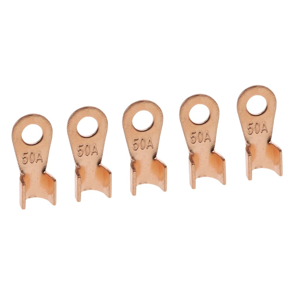 70pcs Copper Battery Cable Connector Terminal Open Lugs Wire Terminals OT 10/20/30/40/50A