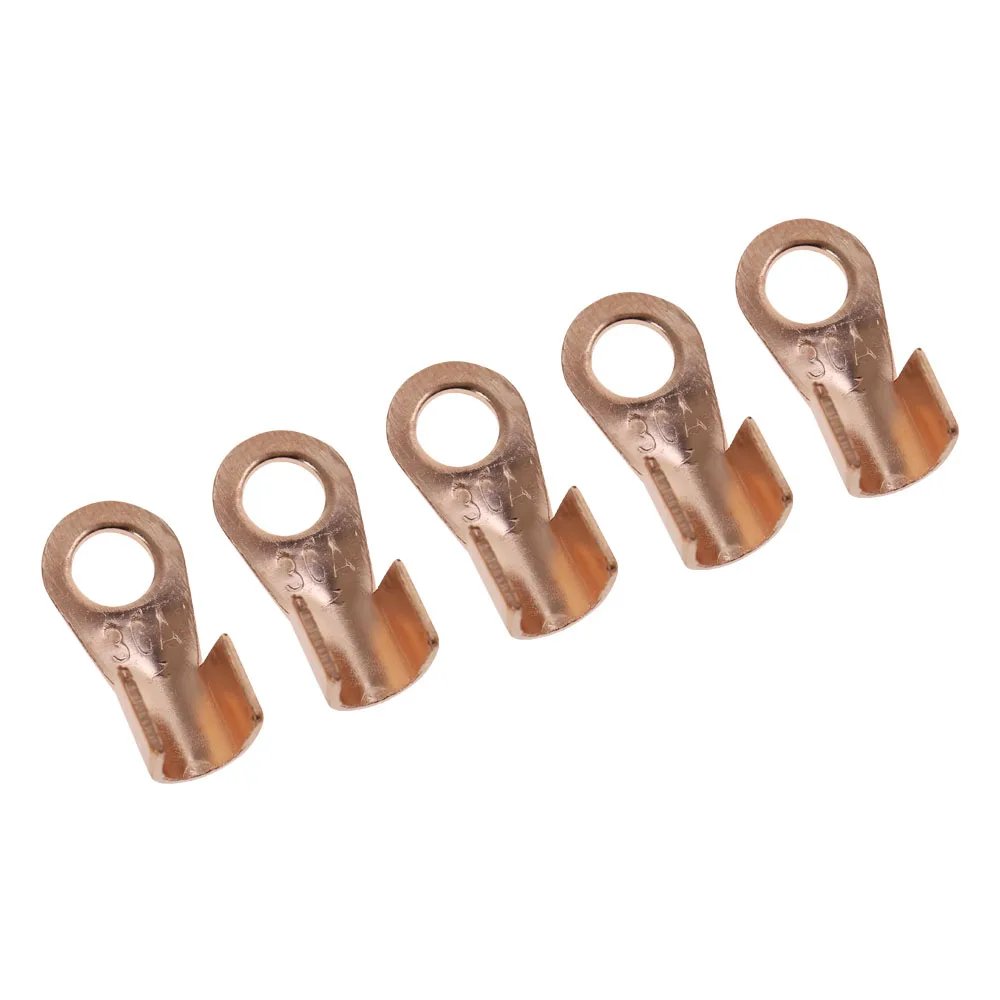 70pcs Copper Battery Cable Connector Terminal Open Lugs Wire Terminals OT 10/20/30/40/50A