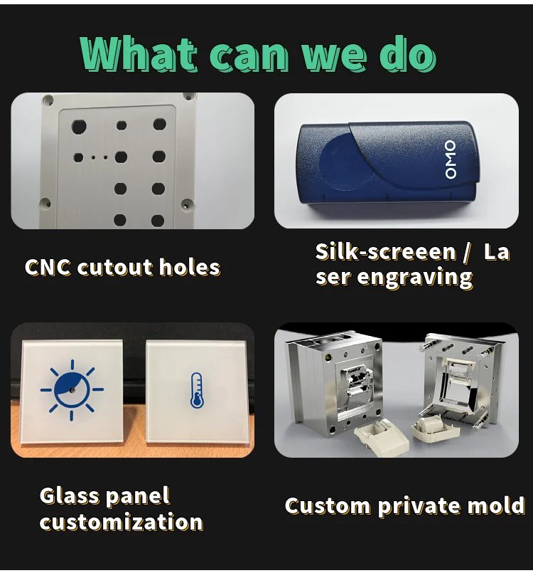 LK-AC64 AAA Small Sensor Battery House Home Security System Enclosure Plastic Electric Control Case 95x40x20mm