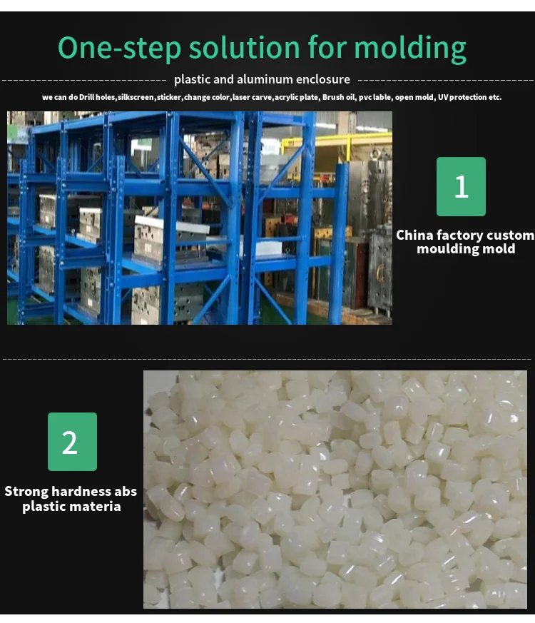 LK-AC64 AAA Small Sensor Battery House Home Security System Enclosure Plastic Electric Control Case 95x40x20mm