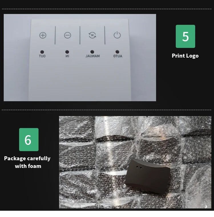 LK-AC64 AAA Small Sensor Battery House Home Security System Enclosure Plastic Electric Control Case 95x40x20mm