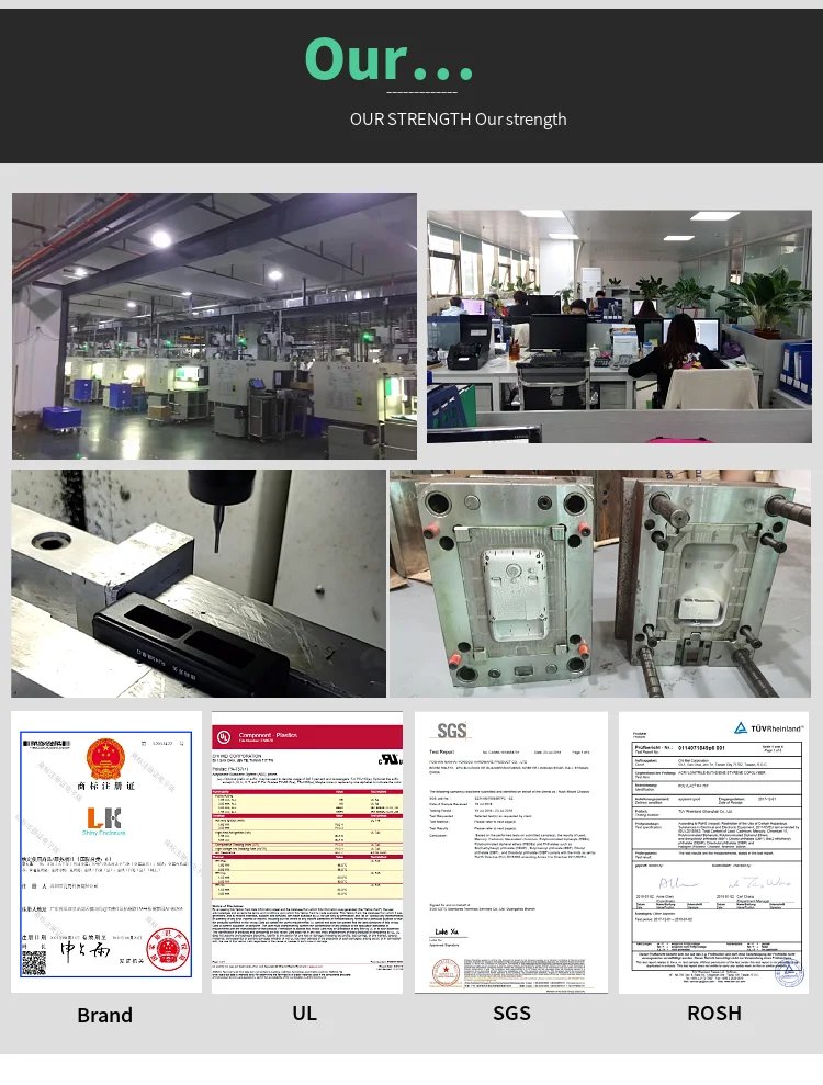 LK-AC64 AAA Small Sensor Battery House Home Security System Enclosure Plastic Electric Control Case 95x40x20mm