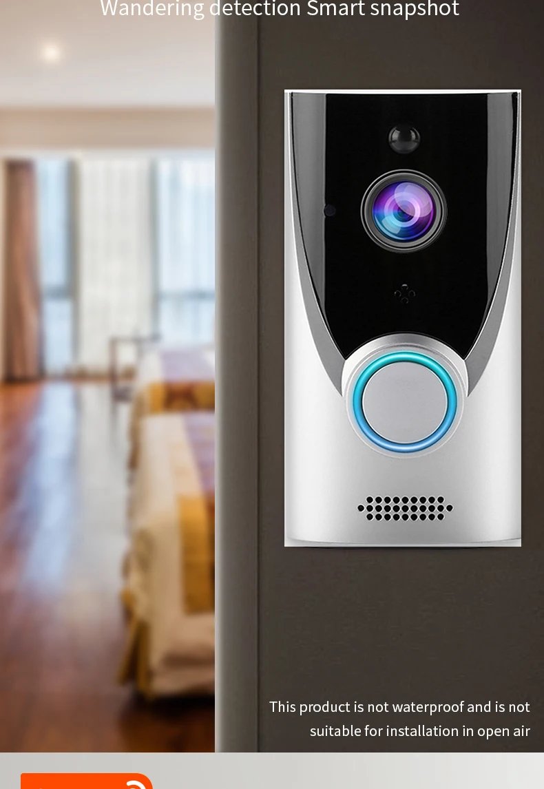 Zemismart Tuya WiFi 1080P Smart Video Doorbell Installed Battery Wireless Video Intercom Remote Recording Night Vision Camera Zemismart Tuya WiFi 1080P Smart Video Doorbell Installed Battery Wireless Video Intercom Remote Recording Night Vision Camera