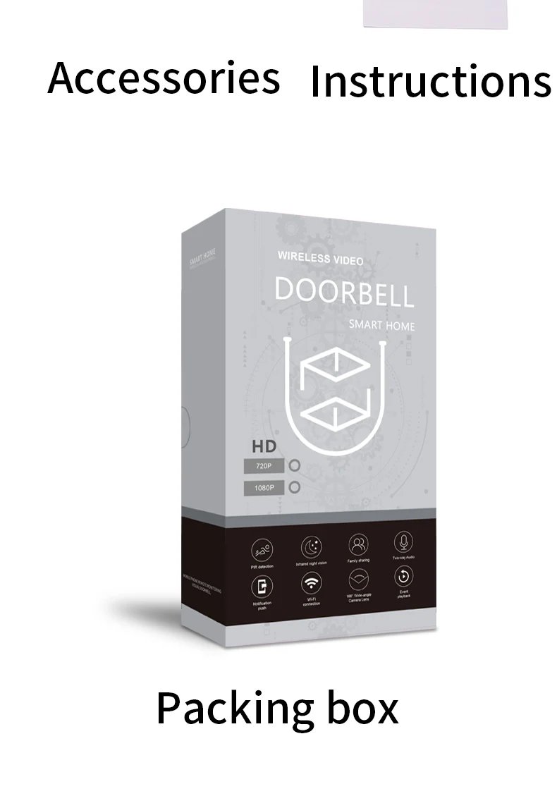 Zemismart Tuya WiFi 1080P Smart Video Doorbell Installed Battery Wireless Video Intercom Remote Recording Night Vision Camera Zemismart Tuya WiFi 1080P Smart Video Doorbell Installed Battery Wireless Video Intercom Remote Recording Night Vision Camera