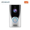 Zemismart Tuya WiFi 1080P Smart Video Doorbell Installed Battery Wireless Video Intercom Remote Recording Night Vision Camera
