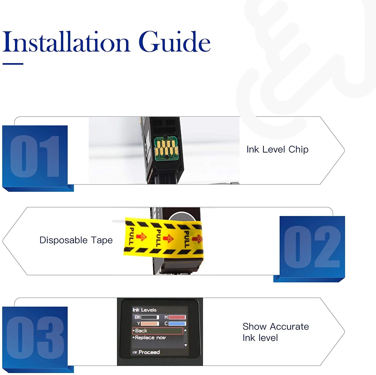 302XL 302 Ink Cartridges Replacement for Epson 302 302XL T302XL for Expression Premium XP-6100 XP-6000 Printer 5-Pack