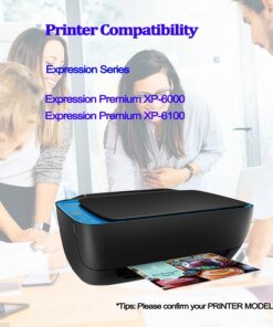 Alternative view of 302XL 302 Ink Cartridges Replacement for Epson 302 302XL T302XL for Expression Premium XP-6100 XP-6000 Printer 5-Pack