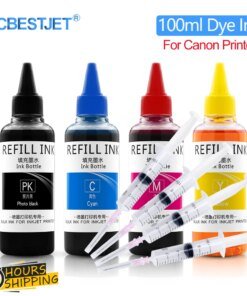 100ML Refill Dye Ink Kit For Canon PG 540 CL 541 PIXMA MG3250 MG3255 MG3550 MG4100 MG4150 MG4200 MG4250 Printer PG540 PG-540XL