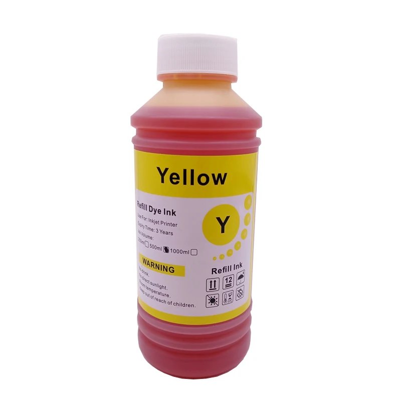 500ML Universal BK C M Y Refill Dye Based Ink Large Capacity Use For Epson Canon HP Brother Lexmark Samsung Dell Inkjet Printer 500ML Universal BK C M Y Refill Dye Based Ink Large Capacity Use For Epson Canon HP Brother Lexmark Samsung Dell Inkjet Printer