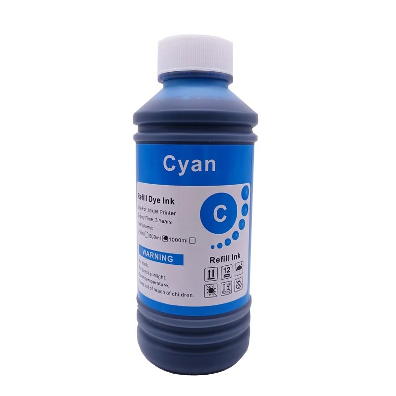 500ML Universal BK C M Y Refill Dye Based Ink Large Capacity Use For Epson Canon HP Brother Lexmark Samsung Dell Inkjet Printer 500ML Universal BK C M Y Refill Dye Based Ink Large Capacity Use For Epson Canon HP Brother Lexmark Samsung Dell Inkjet Printer