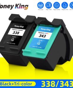 338XL343XL Ink Cartridge Replacement For HP 338 343 For HP338 343 For HP PSC 1507 1510 1600 1610 1610v 1610xi 2350 2355 Printer