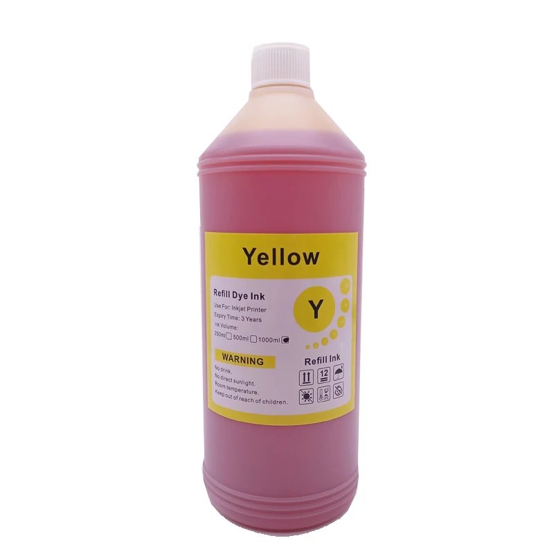 1000ML 1KG Liter Black C M Y Refill Dye Based Ink Kit Replacement For Epson Canon HP Brother Lexmark Samsung Dell Inkjet Printer 1000ML 1KG Liter Black C M Y Refill Dye Based Ink Kit Replacement For Epson Canon HP Brother Lexmark Samsung Dell Inkjet Printer