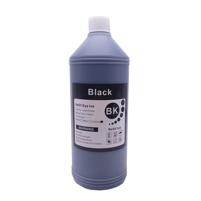 1000ML 1KG Liter Black C M Y Refill Dye Based Ink Kit Replacement For Epson Canon HP Brother Lexmark Samsung Dell Inkjet Printer 1000ML 1KG Liter Black C M Y Refill Dye Based Ink Kit Replacement For Epson Canon HP Brother Lexmark Samsung Dell Inkjet Printer