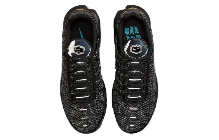 Nike Air Max Plus Black Suede Silver Sneakers shoes DQ0850-001