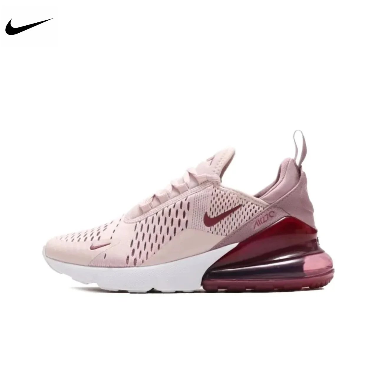 Nike Air Max 270 Mesh Shock Absorption Non-Slip Abrasion Resistant Low Top Air Cushion Running Shoes Unisex Black & White Nike Air Max 270 Mesh Shock Absorption Non-Slip Abrasion Resistant Low Top Air Cushion Running Shoes Unisex Black & White