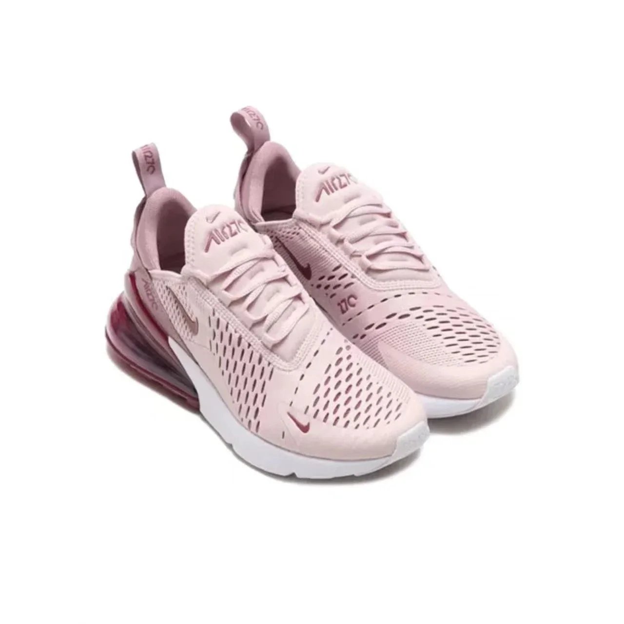 Nike Air Max 270 Mesh Shock Absorption Non-Slip Abrasion Resistant Low Top Air Cushion Running Shoes Unisex Black & White Nike Air Max 270 Mesh Shock Absorption Non-Slip Abrasion Resistant Low Top Air Cushion Running Shoes Unisex Black & White