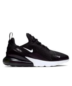 Alternative view of Nike Air Max 270 Mesh Shock Absorption Non-Slip Abrasion Resistant Low Top Air Cushion Running Shoes Unisex Black & White