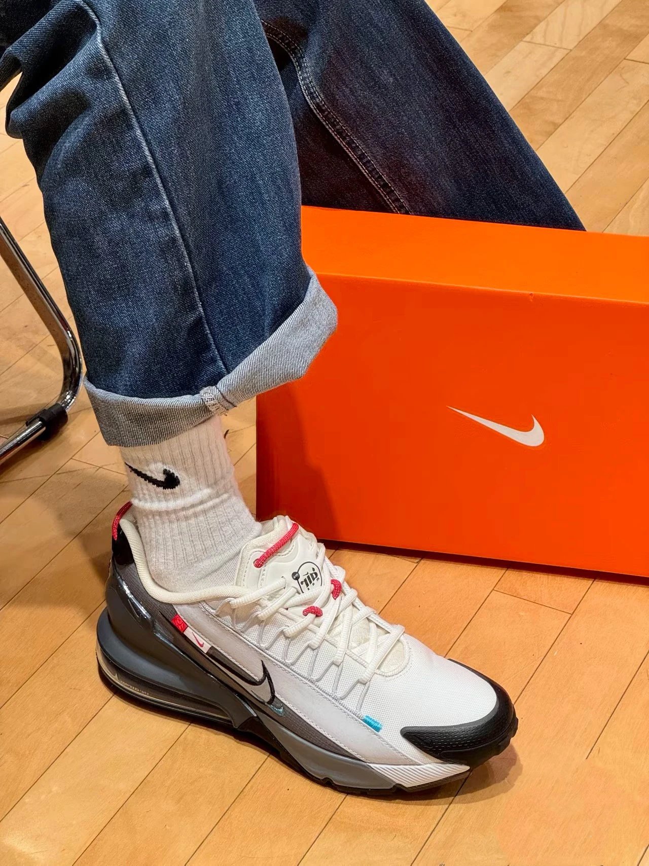 Nike Air Max Pulse Summit White Metallic Silver Sneakers shoes FZ5048-100 With Original Box