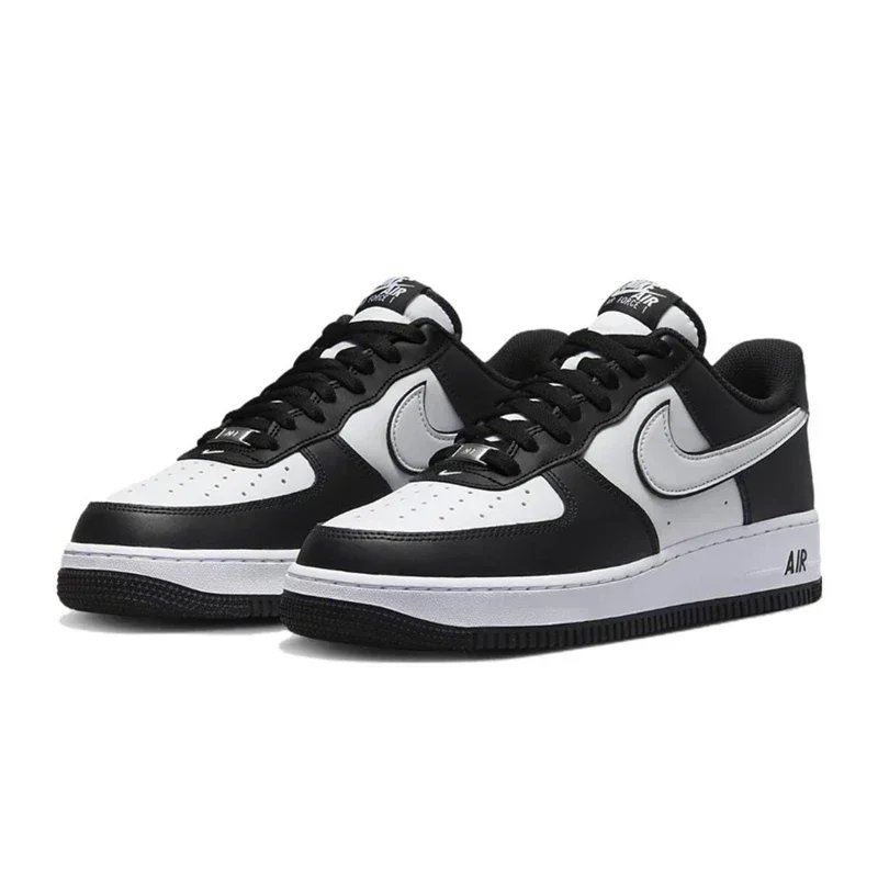 Nike Air Force 1 07 Men and Women Casual Sneakers Af 1 Sports Retro Skateboarding Shoes Black and White Nike Air Force 1 07 Men and Women Casual Sneakers Af 1 Sports Retro Skateboarding Shoes Black and White