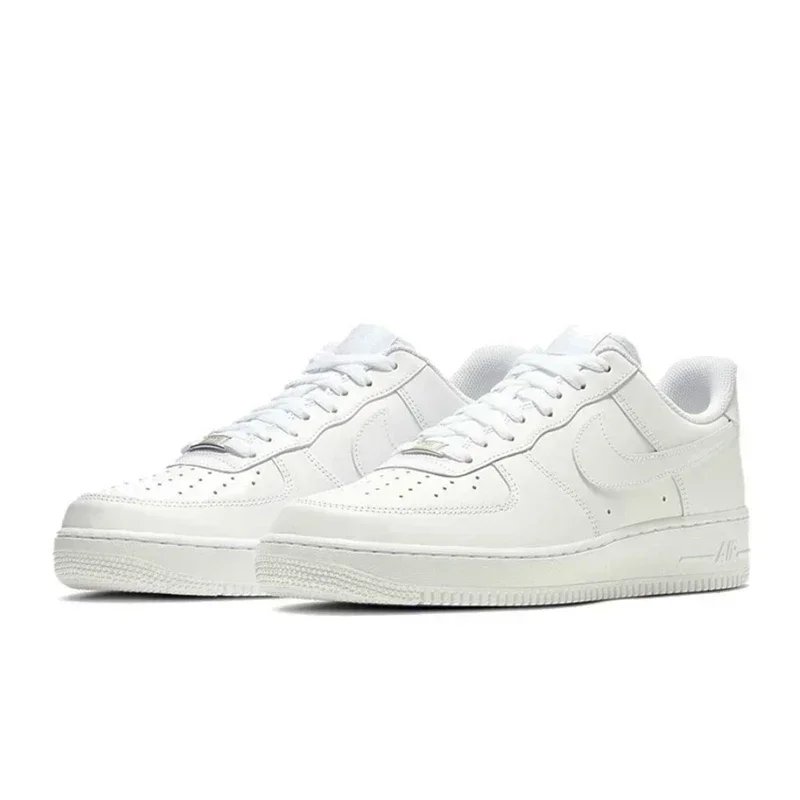 Nike Air Force 1 07 Men and Women Casual Sneakers Af 1 Sports Retro Skateboarding Shoes Black and White Nike Air Force 1 07 Men and Women Casual Sneakers Af 1 Sports Retro Skateboarding Shoes Black and White