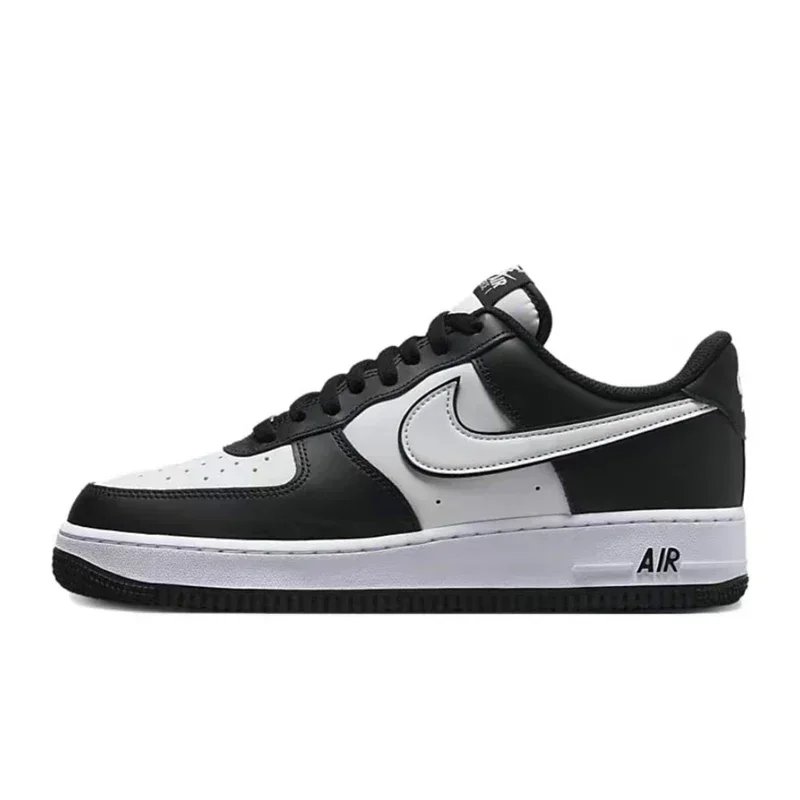 Nike Air Force 1 07 Men and Women Casual Sneakers Af 1 Sports Retro Skateboarding Shoes Black and White Nike Air Force 1 07 Men and Women Casual Sneakers Af 1 Sports Retro Skateboarding Shoes Black and White