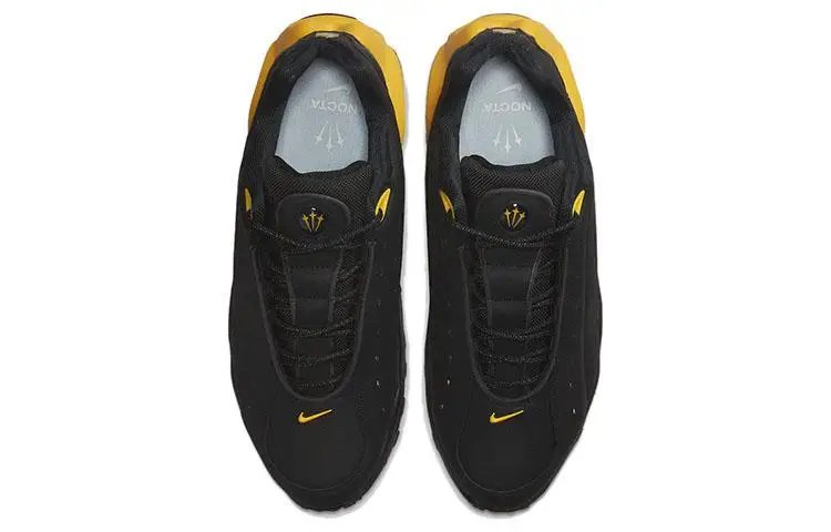 Nike Nocta X Hot Step Air Terra 'black University Gold' Sneakers Shoes Dh4692-002 With Original Box