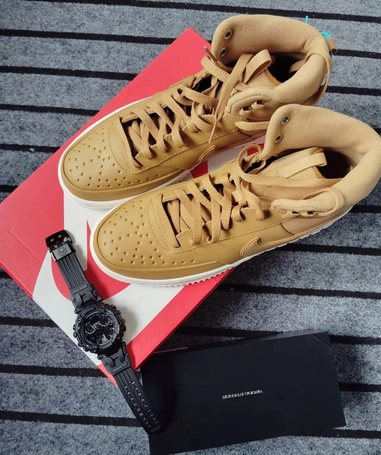 Nike Court Vision Mid Winter 'Elemental Gold' Sneakers shoes DR7882-700 With Original Box
