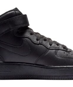 Alternative view of Nike Air Force 1 Mid "Triple Black" Sneakers shoes With Original Box