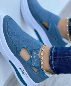 Designer Brand Red Blue Women Sneakers High Quality Tennis Female Canvas Casual Shoes Ladies Platform Hollow Out Sport Shoes