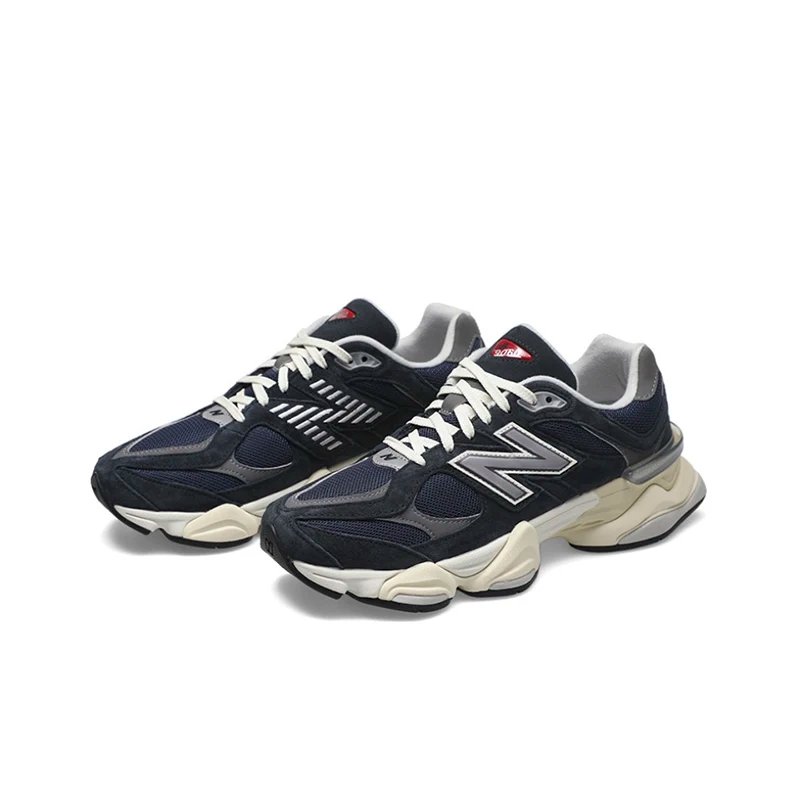 Original New Balance NB 9060 Non-Slip Lightweight Sports Casual Shoes Light Grey Men's and Women's Unisex Sneakers U9060GRY