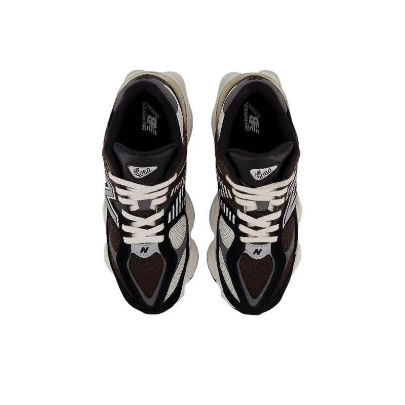 Original New Balance NB 9060 Non-Slip Lightweight Sports Casual Shoes Light Grey Men's and Women's Unisex Sneakers U9060GRY