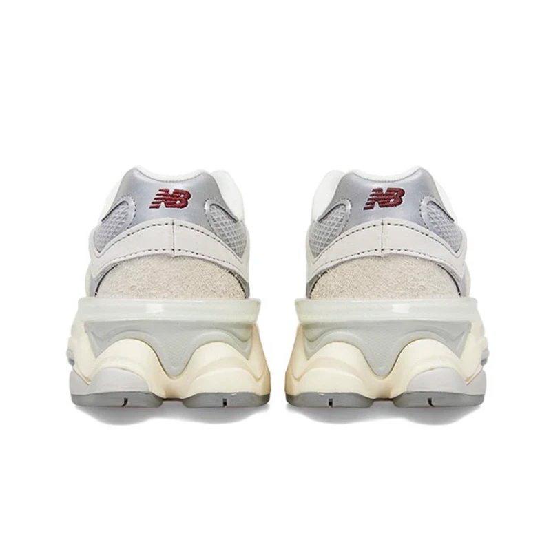 Original New Balance NB 9060 Non-Slip Lightweight Sports Casual Shoes Light Grey Men's and Women's Unisex Sneakers U9060GRY