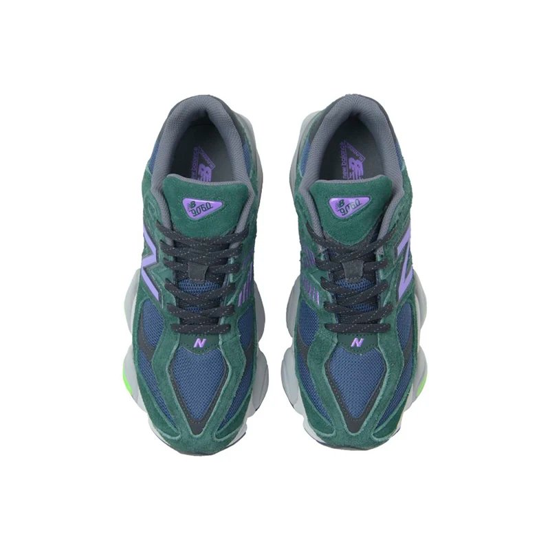 Original New Balance NB 9060 Non-Slip Lightweight Sports Casual Shoes Light Grey Men's and Women's Unisex Sneakers U9060GRY