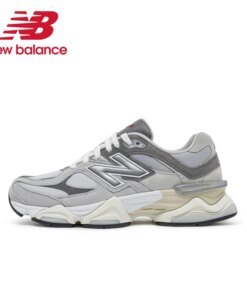 Original New Balance NB 9060 Non-Slip Lightweight Sports Casual Shoes Light Grey Men's and Women's Unisex Sneakers U9060GRY
