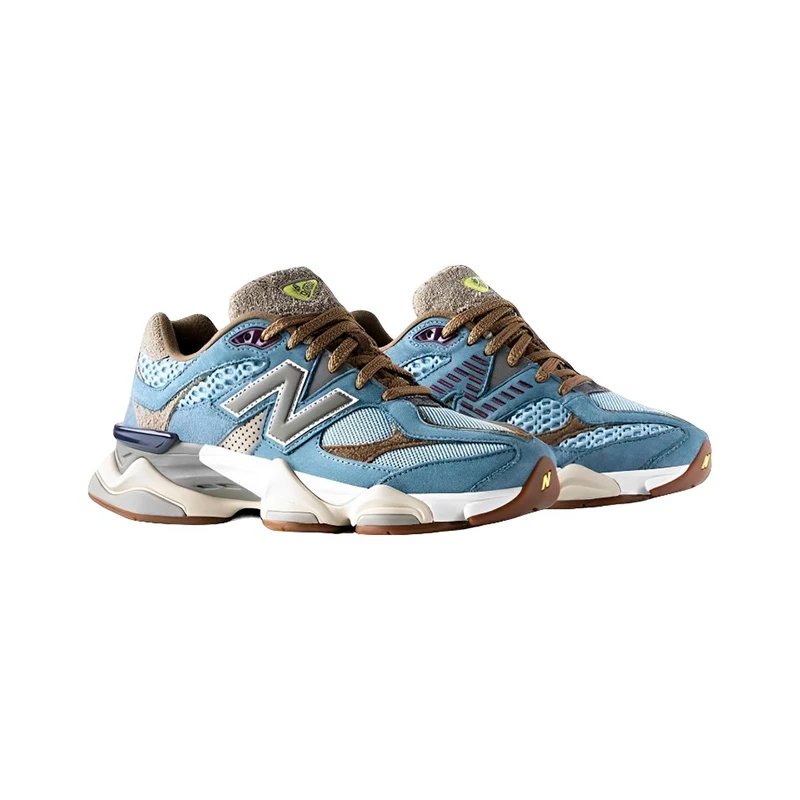 Original New Balance NB 9060 Non-Slip Lightweight Sports Casual Shoes Light Grey Men's and Women's Unisex Sneakers U9060GRY