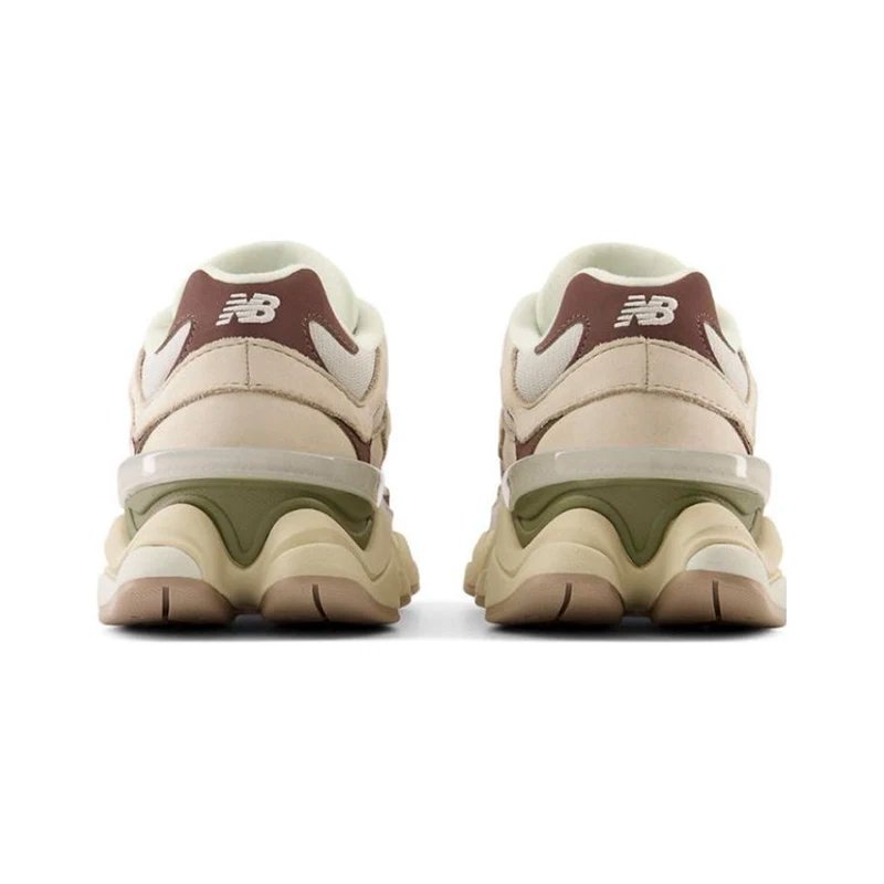 Original New Balance NB 9060 Non-Slip Lightweight Sports Casual Shoes Light Grey Men's and Women's Unisex Sneakers U9060GRY