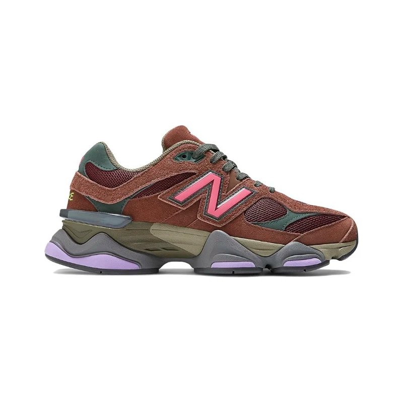 Original New Balance NB 9060 Non-Slip Lightweight Sports Casual Shoes Light Grey Men's and Women's Unisex Sneakers U9060GRY