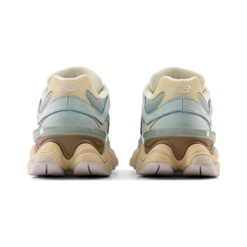 Original New Balance NB 9060 Non-Slip Lightweight Sports Casual Shoes Light Grey Men's and Women's Unisex Sneakers U9060GRY