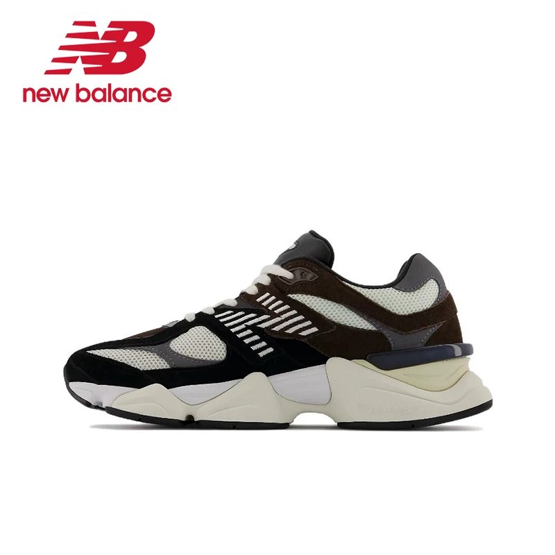 Original New Balance NB 9060 Non-Slip Lightweight Sports Casual Shoes Light Grey Men's and Women's Unisex Sneakers U9060GRY