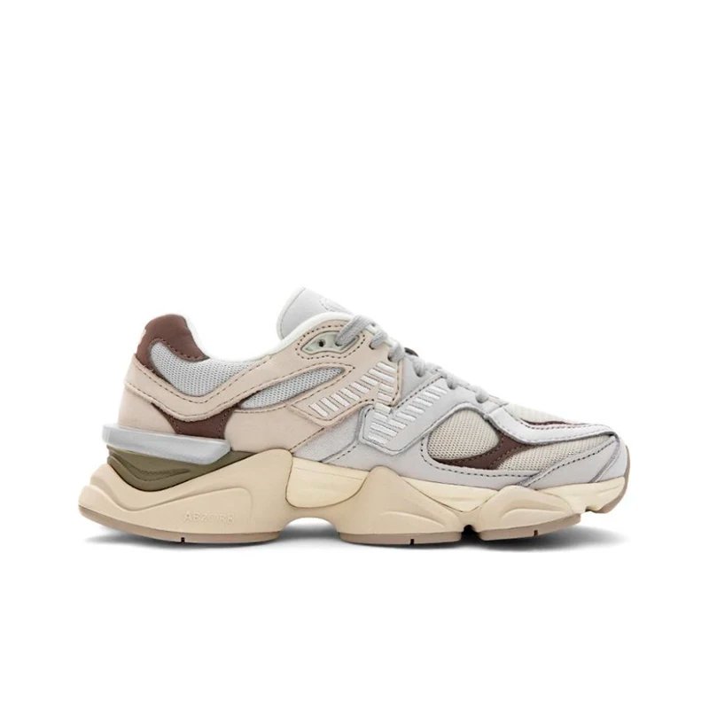 Original New Balance NB 9060 Non-Slip Lightweight Sports Casual Shoes Light Grey Men's and Women's Unisex Sneakers U9060GRY