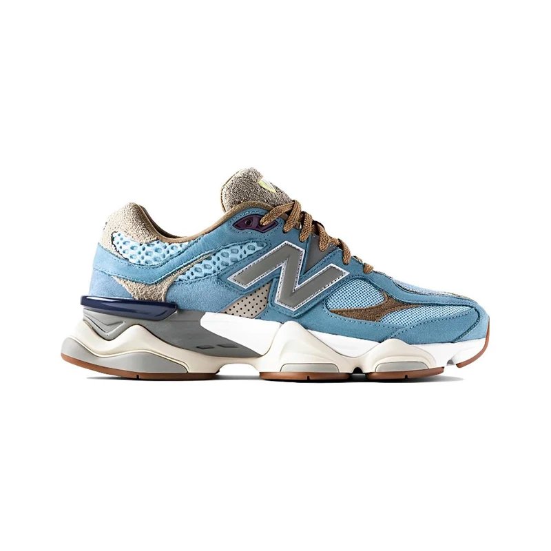 Original New Balance NB 9060 Non-Slip Lightweight Sports Casual Shoes Light Grey Men's and Women's Unisex Sneakers U9060GRY