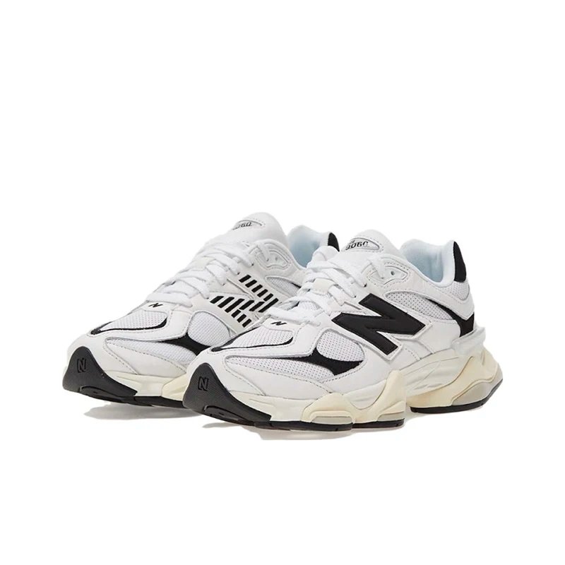 Original New Balance NB 9060 Non-Slip Lightweight Sports Casual Shoes Light Grey Men's and Women's Unisex Sneakers U9060GRY