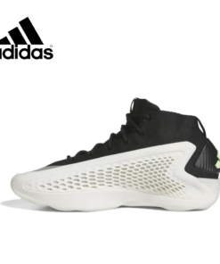 Adidas Newest Listing A.E.1 Mid Top Basketball Shoes Shock Absorbing and Slip Resistant Men's Sneakers Black and White